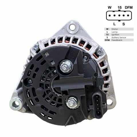 24V ALTERNATÖR DİNAMO 110 A (5 FİŞ SOKETLİ) (W-L-15-S-DFM) MAN TGA/TGL/TGM/TGS
