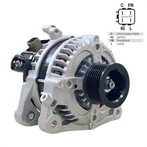12V ALTERNATÖR DİNAMO 130 A (C-IG-FR-L) (4 FİŞ) HONDA ACCORD/CR-V 2007 >