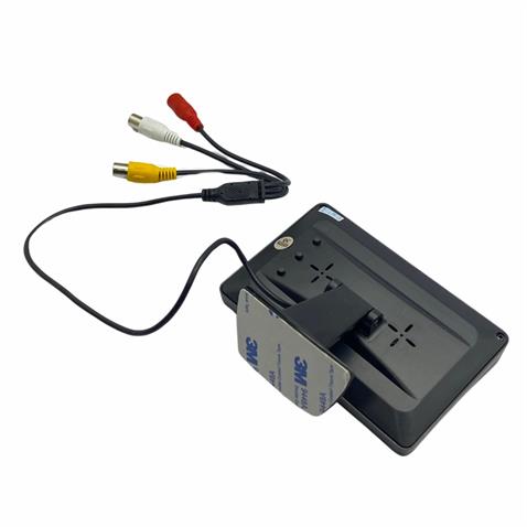 12V PARK SENSÖRÜ SES İKAZLI (SES AYARLI) 22 MM SİYAH+28 MM GECE GÖRÜŞLÜ KAMERA+4.3