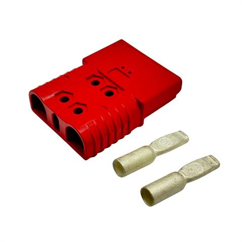 36V-150V ELEKTRİKLİ FORKLİFT AKÜ SOKETİ 160 A (35 MM/50 MM) (KIRMIZI) (SBE160) (ÇAP:71 BOY:92 MM)