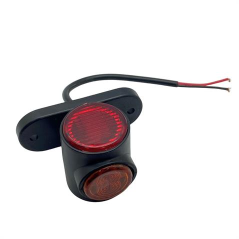 24V BOYNUZ TAKOZ LAMBASI KISA (LEDLİ) SARI-KIRMIZI-BEYAZ SOL