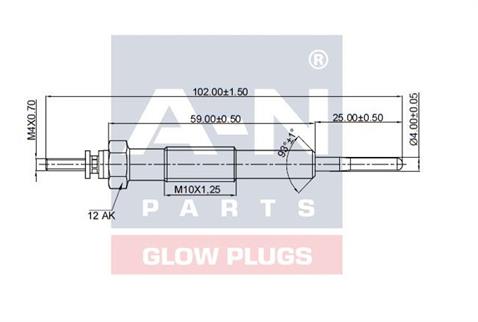 11V KIZDIRMA BUJİSİ TOYOTA LAND CRUISER/4 RUNNER/PICNIC (ET.1 GERMANY)