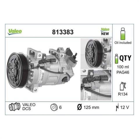 VALEO KLİMA KOMPRESÖRÜ RENAULT CAPTUR I/CLIO IV 1.5 DCI