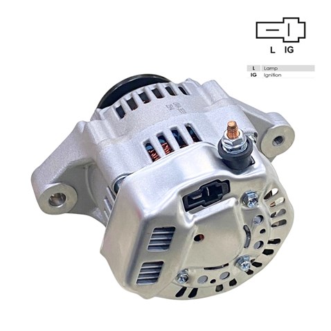 12V ALTERNATÖR DİNAMO NIPPON DENSO TİPİ 40 A (2 FİŞ) (IG-L) DAIHATSU HIJET-KOMATSU FORKLİFT