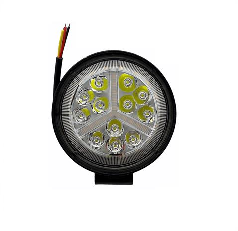 10V-36V LED LAMBA OFF-ROAD (138 W) 48 LEDLİ YUVARLAK SARI ÇAKARLI
