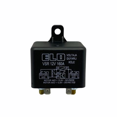 ELO 12V AKÜ AYIRICI AKILLI VSR RÖLE 160 A (VOLTAJA DUYARLI) (SU GEÇİRMEZ)