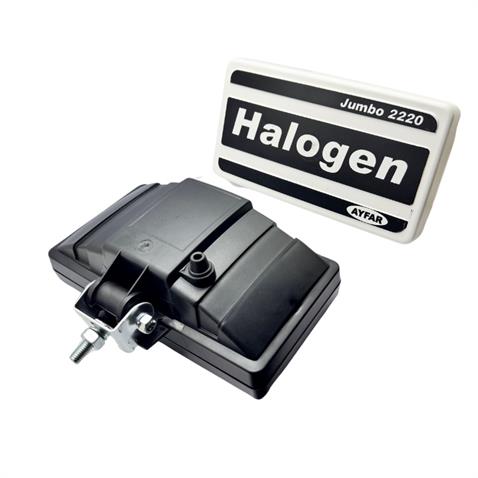 AYFAR SİS LAMBASI DİKDÖRTGEN BÜYÜK BEYAZ PLS (KAPAKLI) (DESENLİ CAM) (242*133*89 MM)