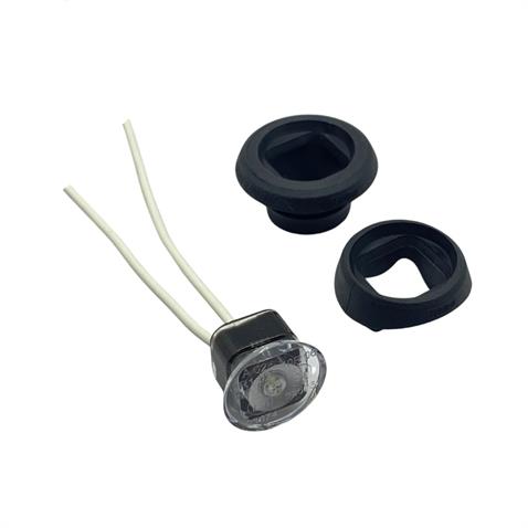 FRISTOM 12V-24V GÖZ-AYNA ALTI-GÜNDÜZ SÜRÜŞ LAMBASI LED BEYAZ (ÇAP:20 MM) E9