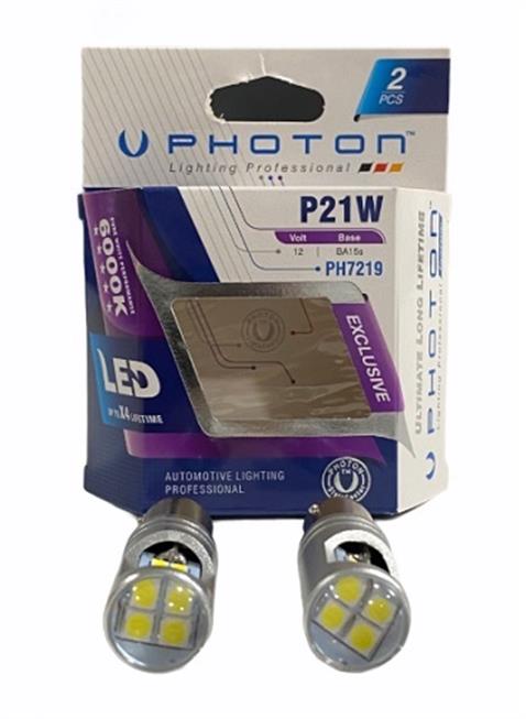PHOTON 12V 93 AMPUL 12 LEDLİ BEYAZ (MERCEKLİ) CB (2 AD)