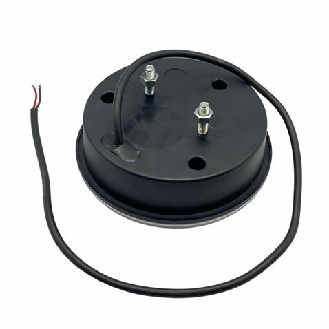 24V SİNYAL LAMBASI YUVARLAK (ŞEFFAF) (LEDLİ) (122 MM)