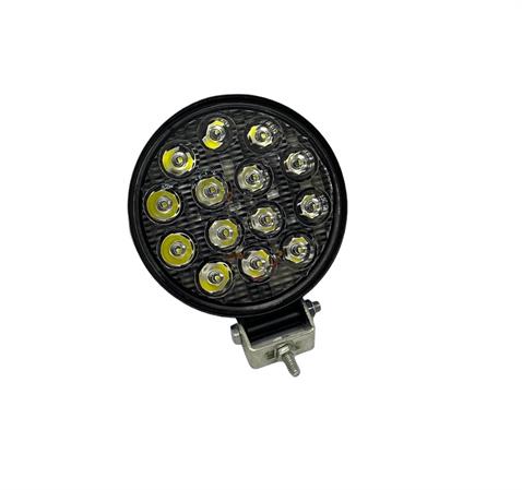 12V-24V ÇALIŞMA LAMBASI YUVARLAK (14 X 3W POWER LEDLİ) (112*125 MM)