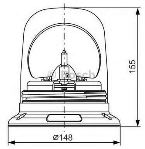 BOSCH 24V DÖNER LAMBA RE-60 B (H21) SARI