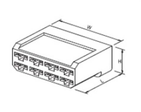 SEKİZLİ KONNEKTOR (SOKET) ERKEK