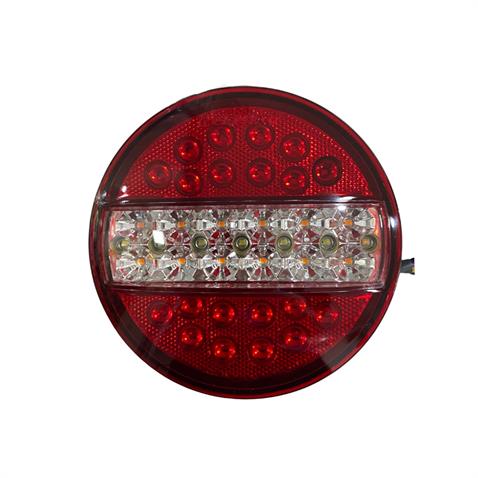 24V STOP LAMBASI YUVARLAK (LEDLİ) (4 FONKSİYONLU) (140*60 MM)