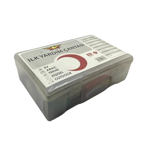 İLK YARDIM SETİ BOYUNLUKLU TCK ONAYLI (PLASTİK ÇANTA)