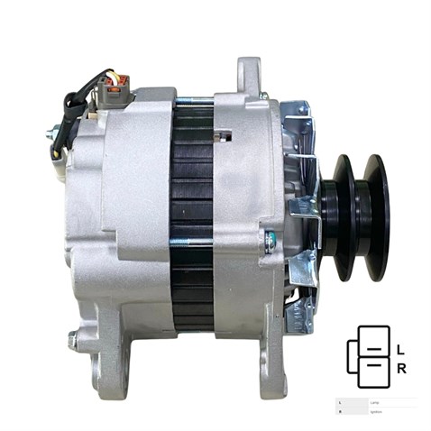 24V ALTERNATÖR DİNAMO MITSUBISHI TİPİ 80 A (L-R) (KLİMALI) MITSUBISHI CANTER/PRENSES/SAFIR