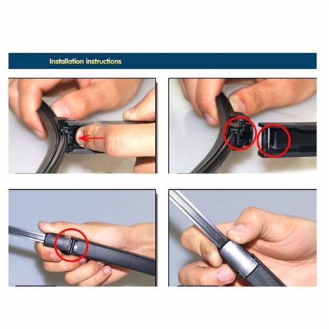 SİLECEK SÜPÜRGESİ 330 MM AEROTWIN ARKA BMW-SEAT-SKODA-VW 