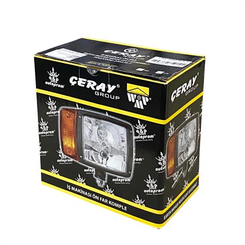 24V ÖN FAR SİNYALLİ (SOKETLİ ALTTAN BAĞLANTILI) İŞ MAKİNASI SOL