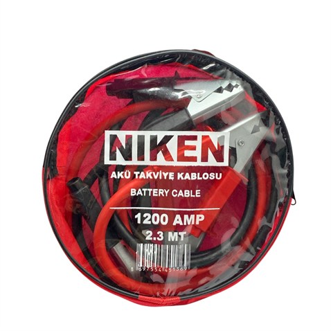 AKÜ TAKVİYE KABLOSU 1200 AH 50 MM TAKIM (2.3 MT)