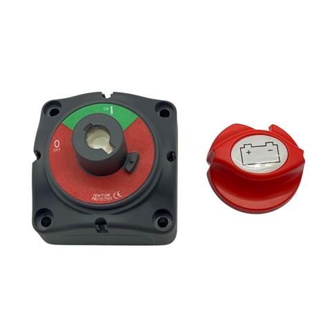12V-50V AKÜ DEVRE KESİCİ MARİN TİPİ 200 A (ÇEVİRMELİ) (ON-OFF-OUT)