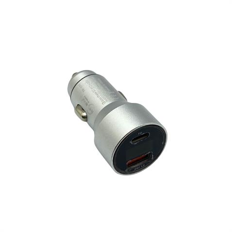 12V-24V TELEFON ŞARJ CİHAZI HIZLI ŞARJ (VOLTAJ GÖSTERGELİ) (ÇAKMAK GİRİŞLİ) (USB+TYPE-C) QC3.0+PD20