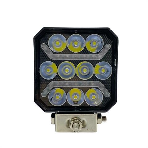 MARS 10V-30V OFF-ROAD LED ÇALIŞMA LAMBASI BEYAZ (SARI GÜNDÜZ SÜRÜŞLÜ/DÜZ-ÇAKARLI) (110*110*35 MM)