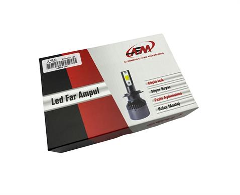 12V HB4 9006 CSP LED XENON FAR AMPUL SETİ 6000K 8000 LÜMEN