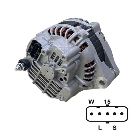 24V ALTERNATÖR DİNAMO MITSUBISHI TİPİ 120 A (W-L-15-S-DFM) DORUK-KHD-MAGIRUS-OTOKAR-RENAULT-VOLVO