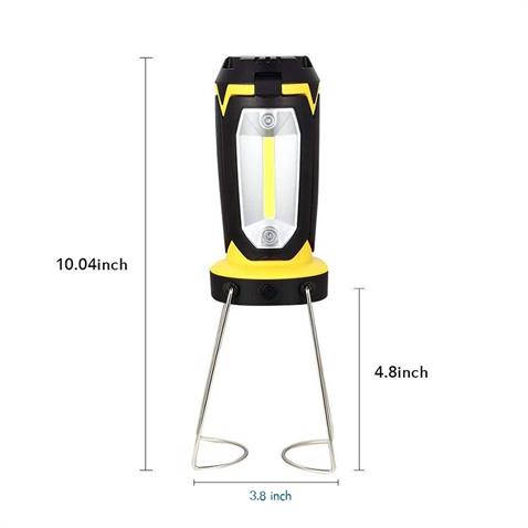 KAMP LAMBASI-FENERİ LEDLİ ((FONKSİYONLU (USB ŞARJLI) (150*65 MM) (260 GR)