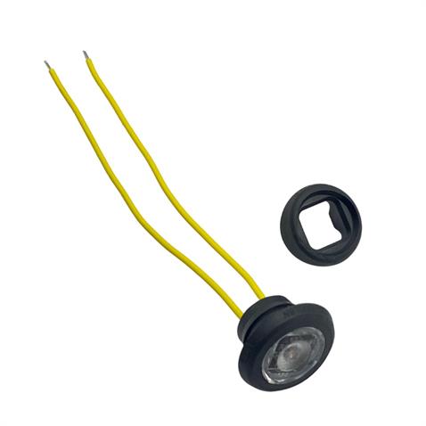 FRISTOM 12V-24V GÖZ-AYNA ALTI-GÜNDÜZ SÜRÜŞ LAMBASI LED SARI (ÇAP:20 MM) E9