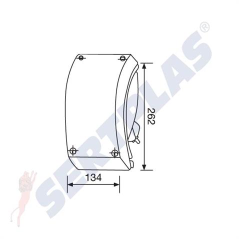GERİ VİTES LAMBASI (DUYLU) BMC-DAF-IVECO-MERCEDES OTOBÜS