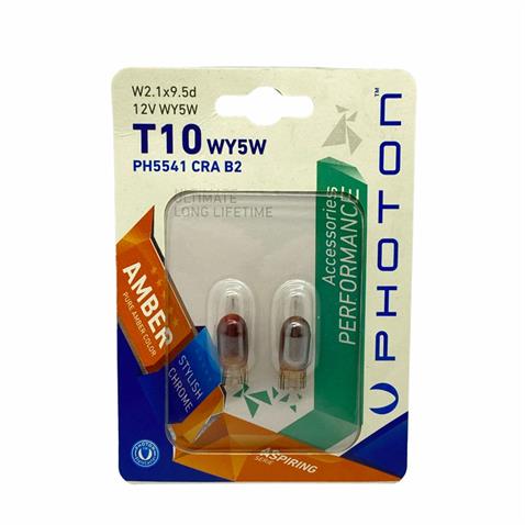 PHOTON 12V DİPSİZ AMPUL T10 5W SARI (DİADEM) (2 AD)