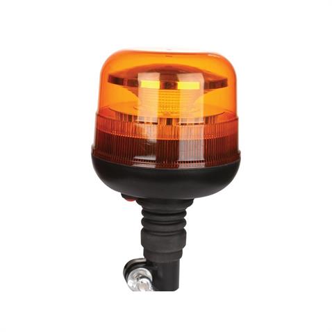 WOLFRAM 12V-24V ÇAKAR TEPE LAMBA 48 LEDLİ 48W BORU TİP (10 FONKSİYONLU) (130*210 MM) SARI E9