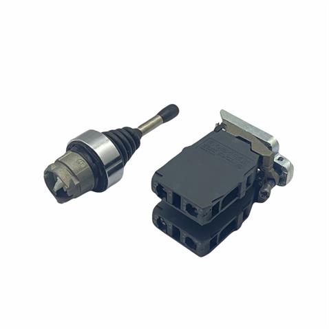 SCHNEIDER JOYSTICK BUTON METAL (YAYLI) (4 YÖNLÜ) (1NA YÖN BAŞINA) (22 MM)