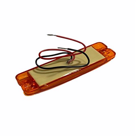 12V-24V PARMAK LAMBA 18-LEDLİ (SARI) (99*29 MM) 