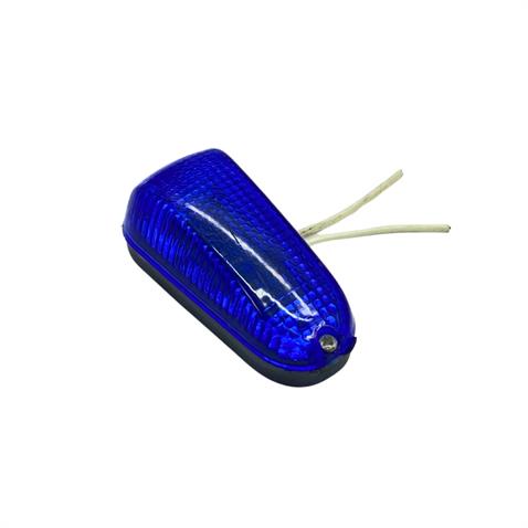 DEKOR LAMBASI MAVİ MİNİ SİYAH TABAN (3W SOFİT 31 MM-AMPULSÜZ) (64*31 MM)