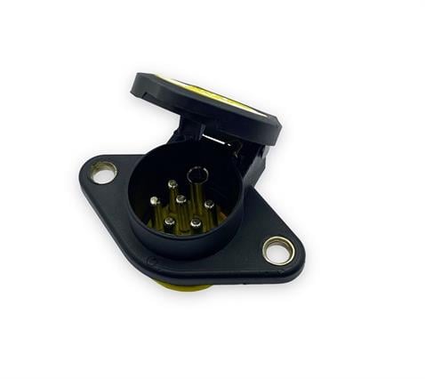 TIR DORSE ELEKTRİK SOKETİ (RÖMORK FİŞİ) (7Lİ DİŞİ VİDALI) (PLS MAVİ) (S TİPİ)