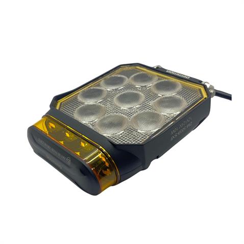 DEMMON 12V-24V ÇALIŞMA LAMBASI KARE ÇAKARLI (9 X 3W POWER LEDLİ) (156*101 MM)