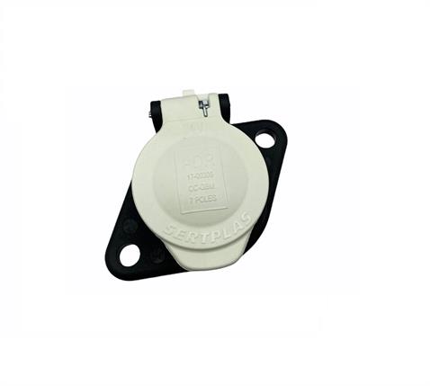 TIR DORSE ELEKTRİK SOKETİ (RÖMORK FİŞİ) (7Lİ DİŞİ FİŞLİ) (PLS BEYAZ) (S TİPİ)