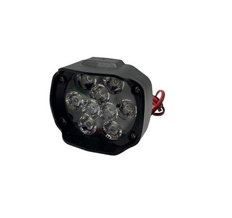 9V-85V LAMBA 9 LEDLİ 15W BEYAZ KARE MOTOSİKLET-UNIVERSAL