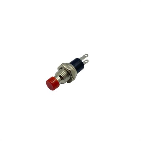 MİNİ BUTON METAL YAYLI (TERS KONTAK) (7 MM) KIRMIZI 