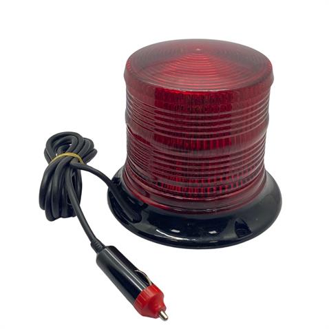 12V-24V ÇAKAR TEPE LAMBA 72 LEDLİ 3 FONKSİYONLU MIKNATISLI ÇAKMAK FİŞLİ KIRMIZI (120*110 MM)