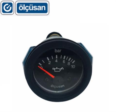 ÖLÇÜSAN 24V YAĞ SAATİ 10 BAR 52 MM