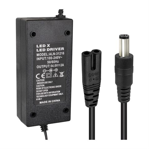 54.6V ELEKTRİKLİ BİSİKLET ŞARJ REDRESÖRÜ (AKÜ ŞARJ CİHAZI) (LITHIUM) OTOMATİK 2 A