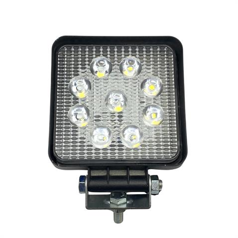 8V-110V ÇALIŞMA LAMBASI KARE (9 X 3W POWER LEDLİ) (108*108*28 MM)