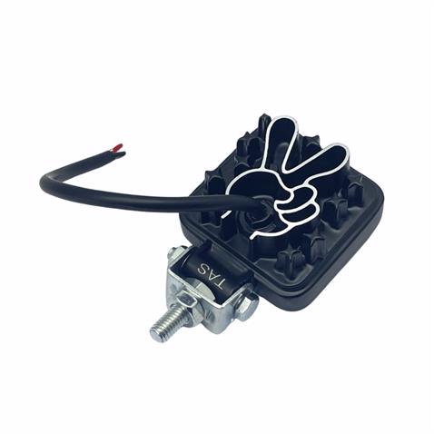 9V-36V MİNİ ÇALIŞMA LAMBASI (OFF-ROAD) (9 X 3 LEDLİ) (KARE) (62*62*30 MM)