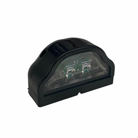 12V-24V PLAKA LAMBASI 2 LEDLİ (SİYAH) (101*60 MM)