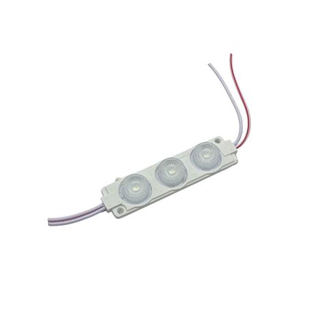 12V PARMAK LAMBA 3-LEDLİ BEYAZ (CAMLI) (75*19 MM) 