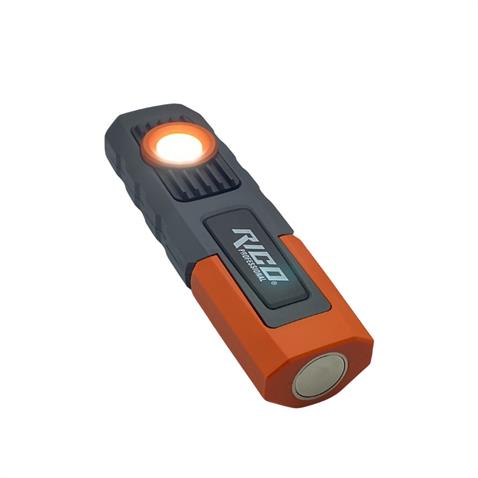 RICO EL FENERİ LEDLİ 600 LÜMEN (5 FONKSİYONLU) KIRMIZI ÇAKARLI MIKNATISLI ASKILI ŞARJLI STANDLI