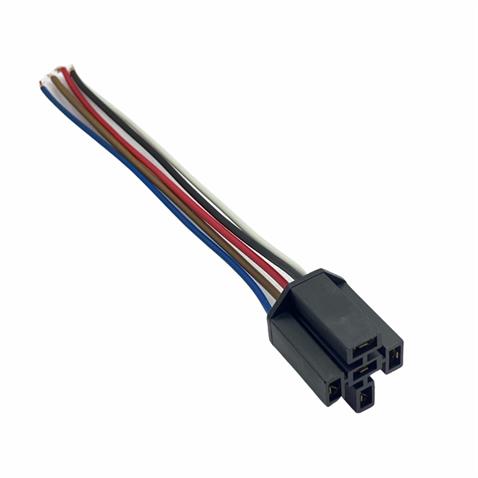 RÖLE SOKETİ (RÖLE YUVASI) 5 UÇLU SİYAH (5 KABLOLU) (HELLA TİPİ)